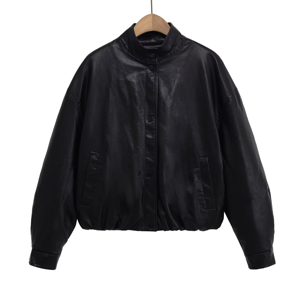 Halo Faux-Leather Pilot Jacket