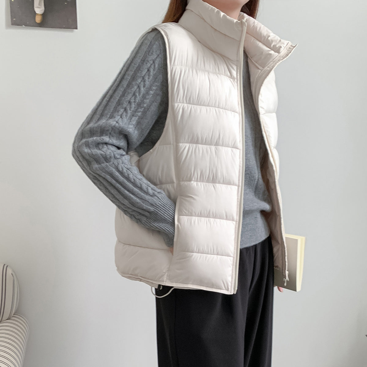 Cove Stand-Collar Puffer Vest