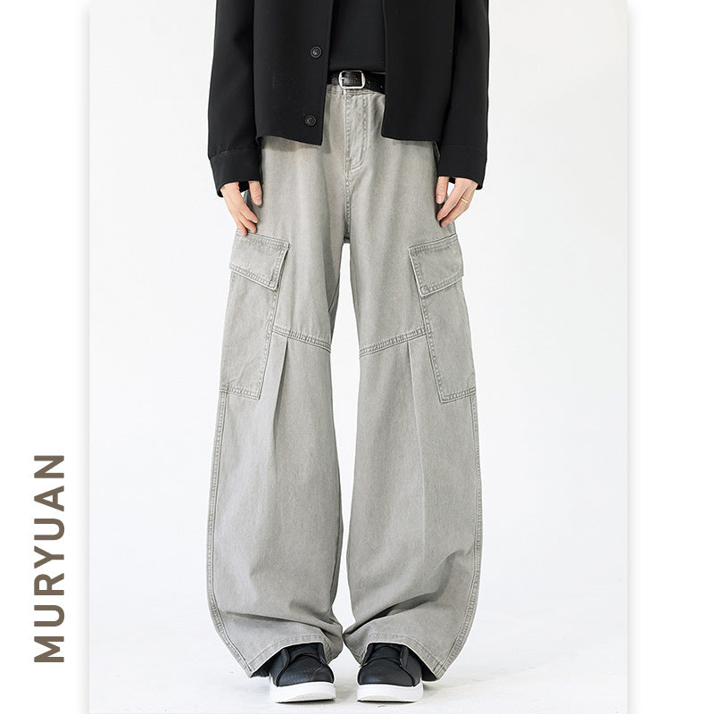 Rover Men's Straight Cotton Cargo Pants
