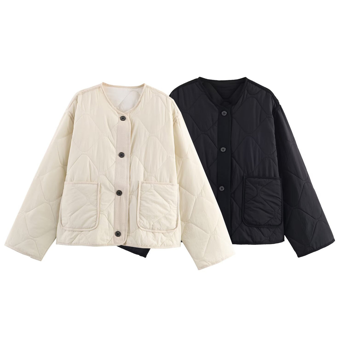 Quill Quilted Button Jacket