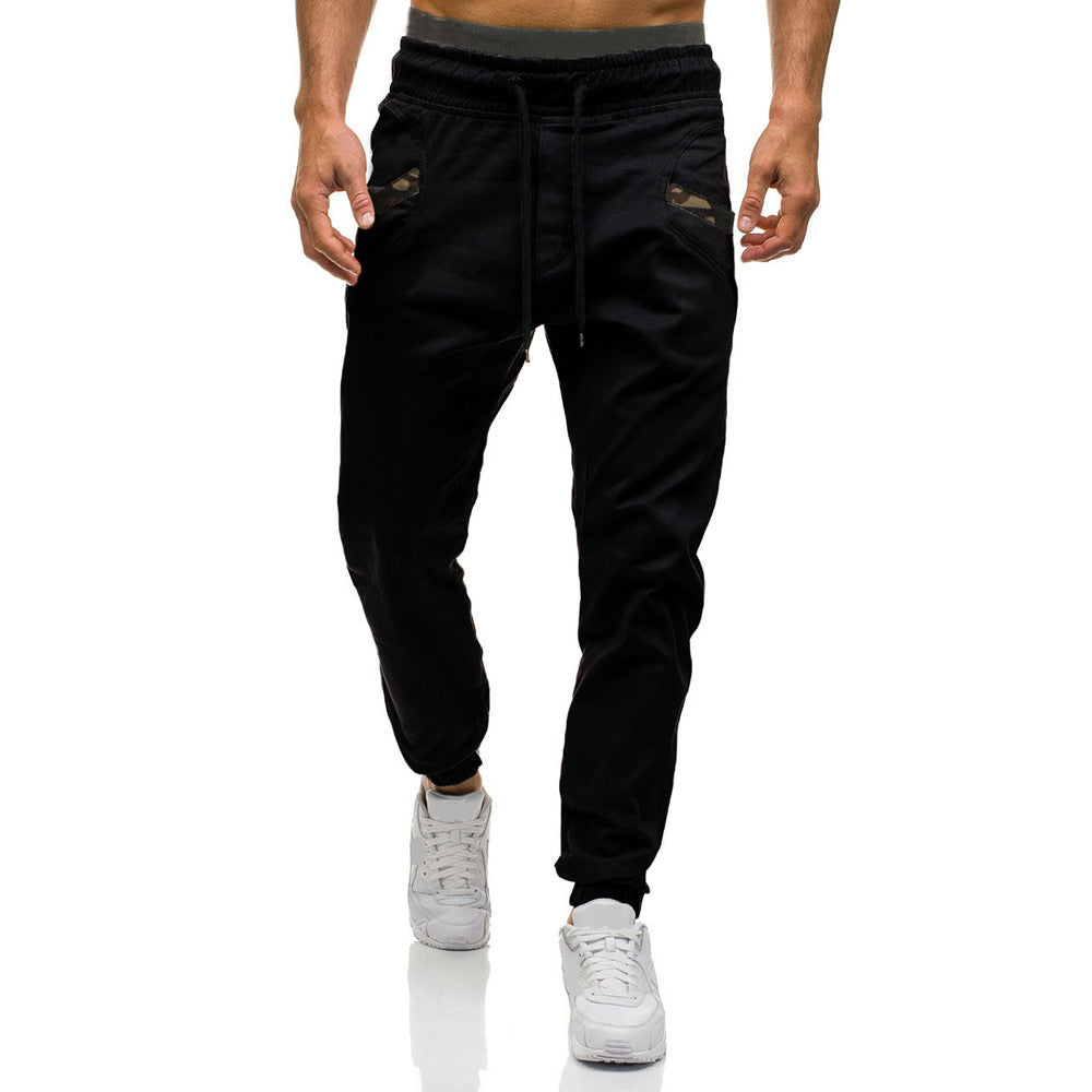 Velocity Men's Tapered Gym Joggers in Black