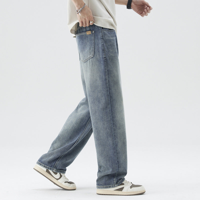 Indigo Men's Retro Straight Jeans
