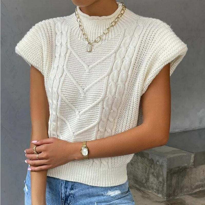Hearth Knit Turtleneck Vest