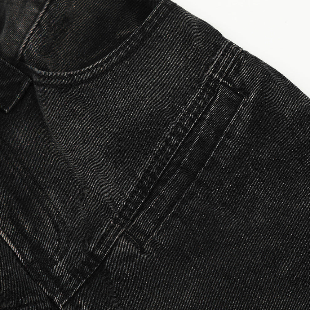 Indigo Men's Denim Multi-Pocket Pocket Cargo Pants