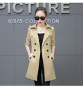 Lumen Slim Mid-Length Trench Coat