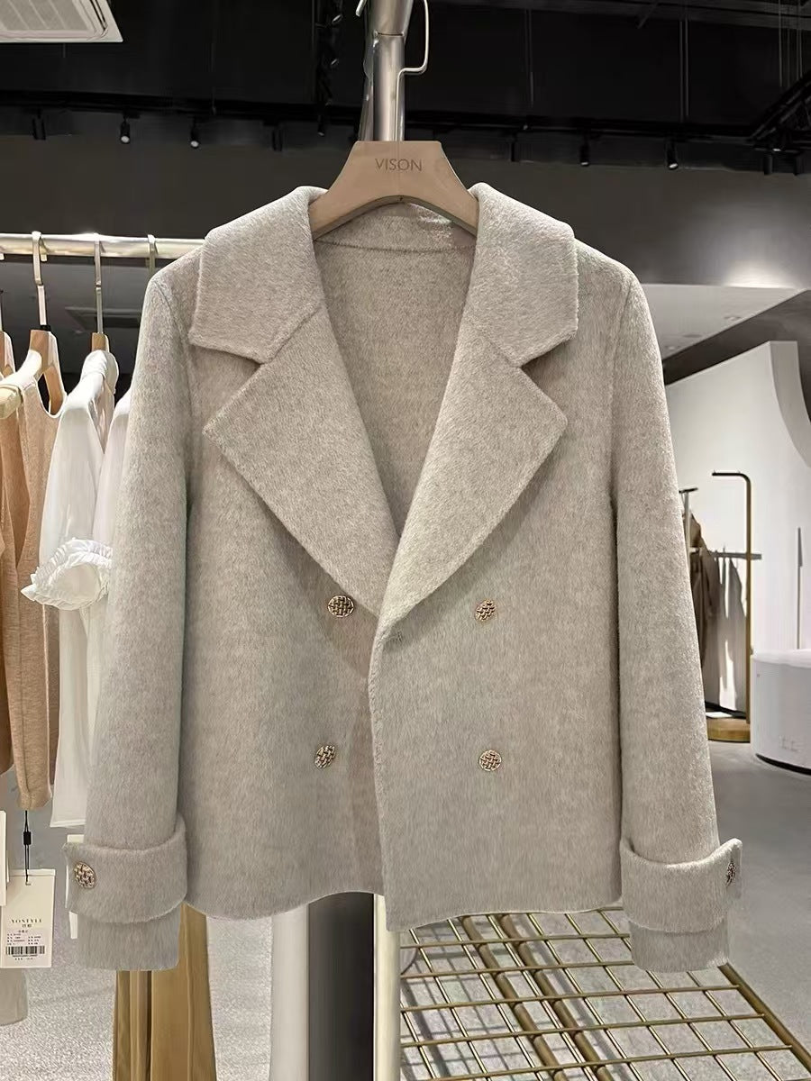Lumen Garnet Wool Coat