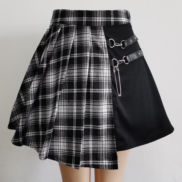 Sway Pleated Short Skirt