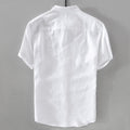 Metro Men's Short-Sleeve Breathable Linen Shirt