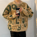 Atlas Men's Crew-Neck Contrast Sweater