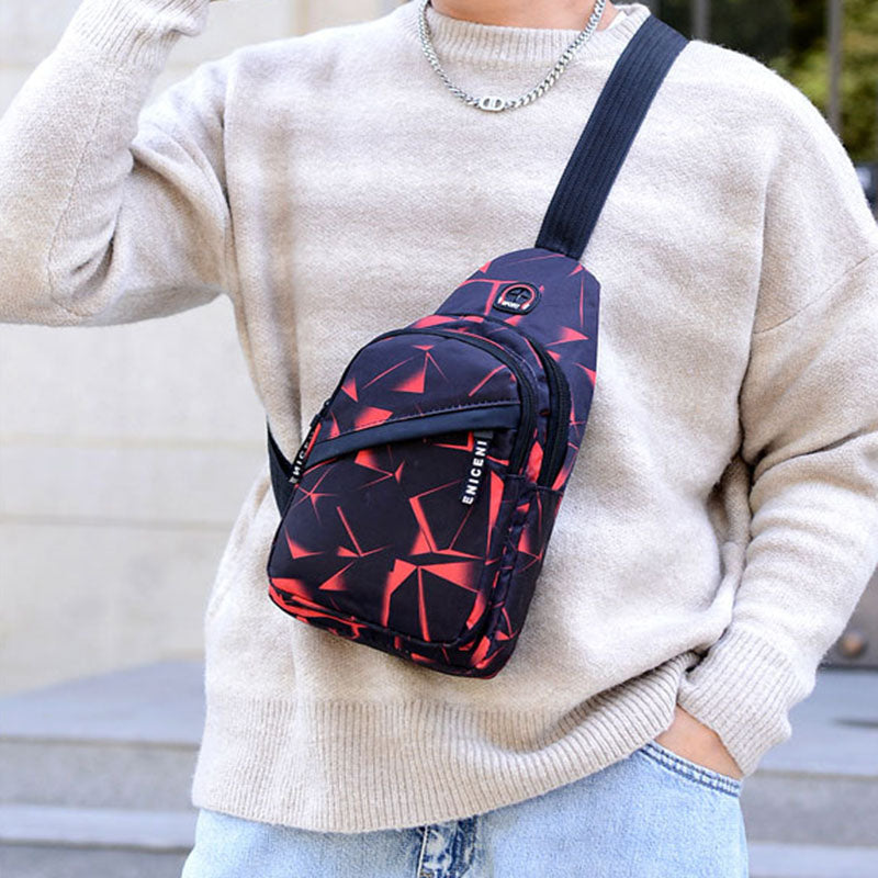 Carry Men's Printed Chest Bag