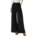 Flow Straight Solid Wide-Leg Trousers