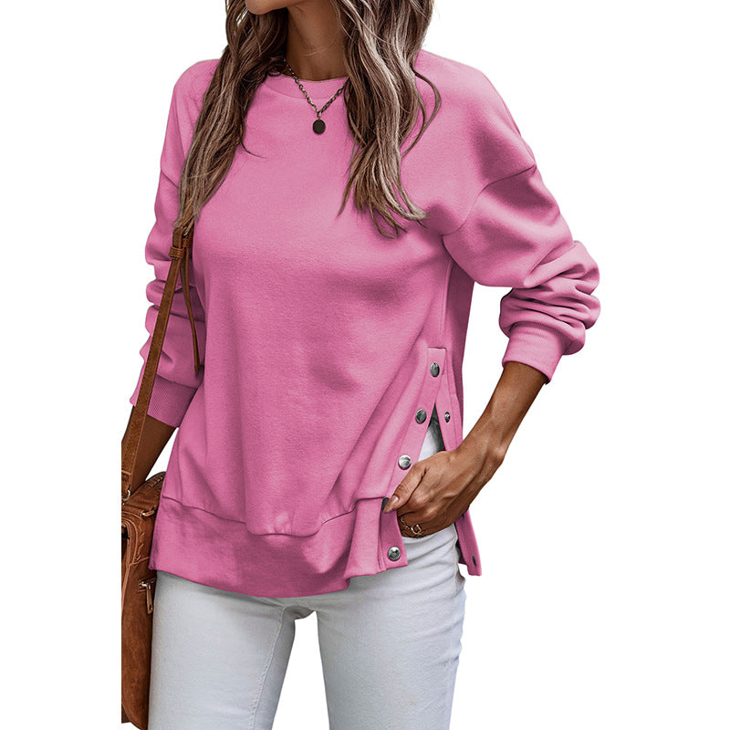Aurelia Button Pullover