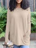 Aurelia Long-Sleeve Pocket Top