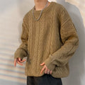 Atlas Men's Cable-Knit Retro Turtleneck Sweater