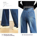 Indigo Marlow Straight Jeans