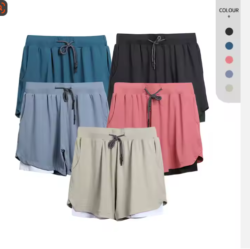 Velocity Men's Quick-Dry Breathable Gym Shorts