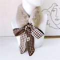 Ember Plush Houndstooth Scarf