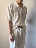 Atlas Men's Lapel Vintage Sweater