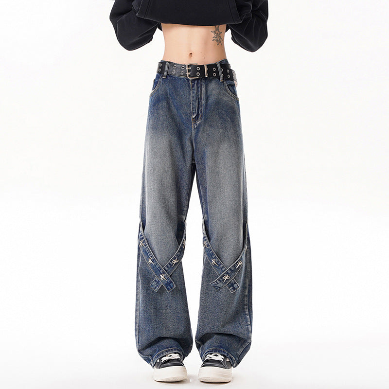 Rover Men's Relaxed Straight Jeans in Blue