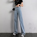 Indigo Calder Wide-Leg Jeans