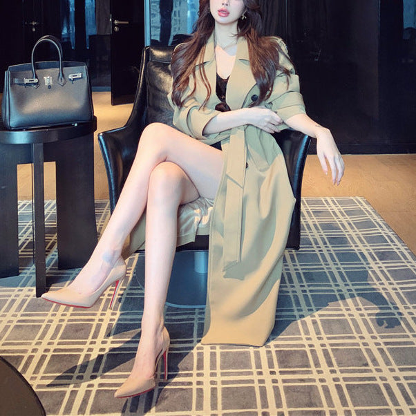 Lumen Double-Breasted Trench Coat