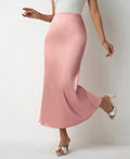 Sway Satin Slim Midi Skirt
