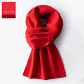 Ember Men's Wool Plaid Scarf