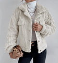 Cove Plush Fleece-Lined Lapel Jacket