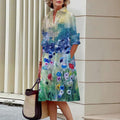 Nova Floral Printed Shirt Dress