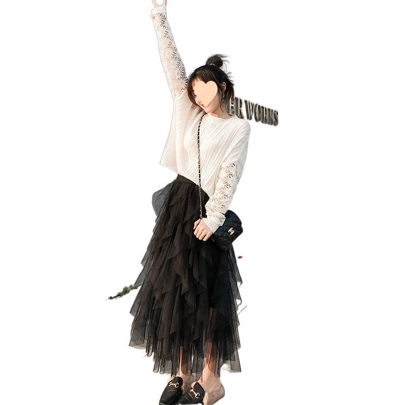 Sway Bexley Mesh Pleated Skirt