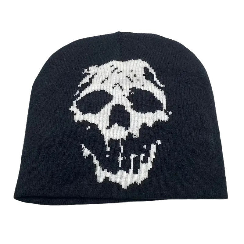Ember Letter-Print Jacquard Beanie