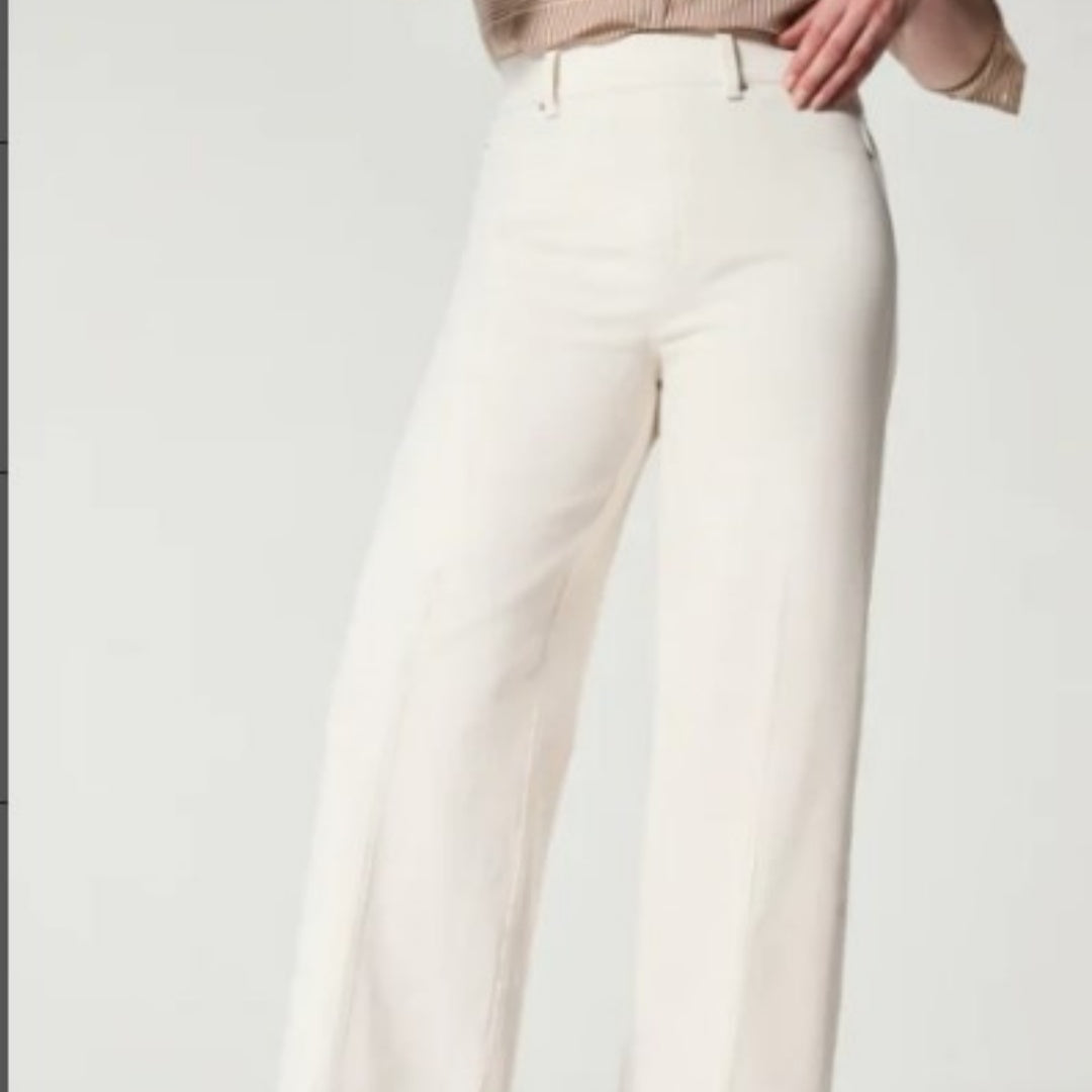Indigo High-Waist Vintage Wide-Leg Trousers