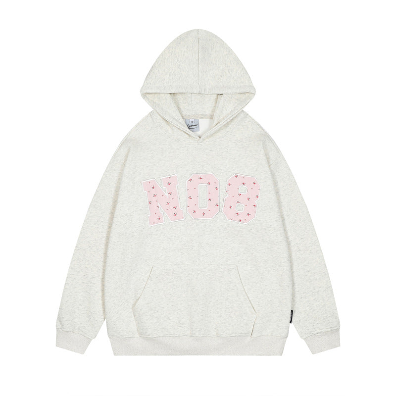 District Men's Floral Embroidered Hoodie