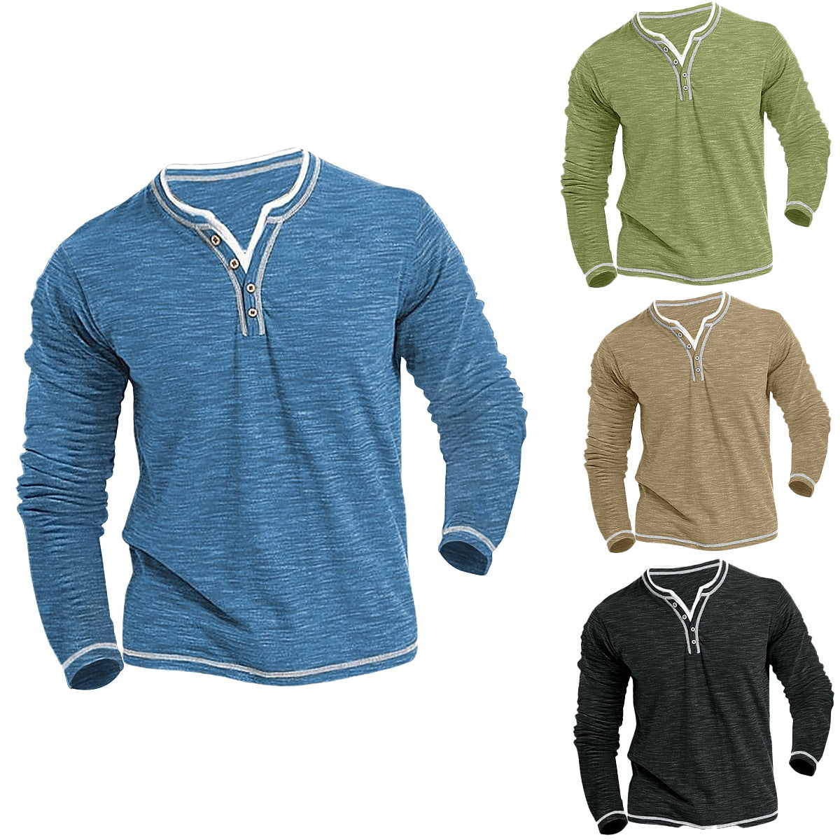 Metro Calder Men's Henley Shirt