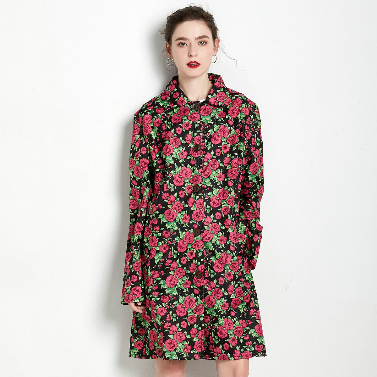 Lumen Calder Mid-Length Trench Coat