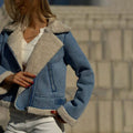 Lumen Denim Fleece-Lined Coat