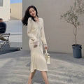 Nova Lace Retro Knit Dress