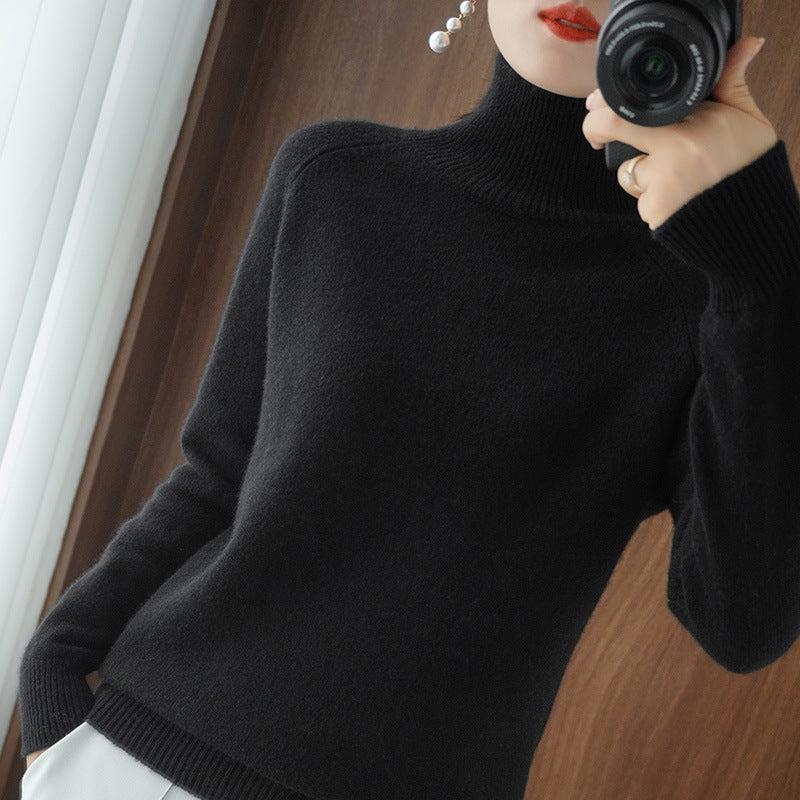 Hearth Wool Relaxed Turtleneck Sweater