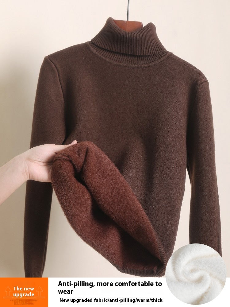Hearth Bexley Fleece-Lined Thick Turtleneck Sweater