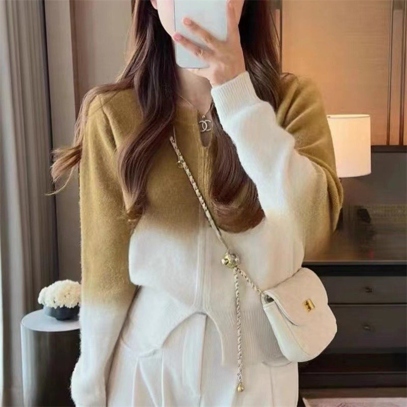 Aurelia Knit Gradient Pullover