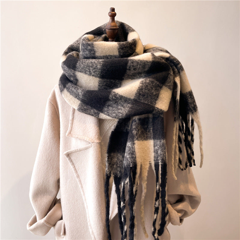 Ember Arden Plaid Warm Scarf