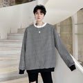 District Men's Crew-Neck Colour-Block Sweatshirt