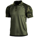 Metro Men's Short-Sleeve Zip Lapel Polo Shirt