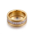 Lune Bexley Stainless Steel Titanium Steel Ring