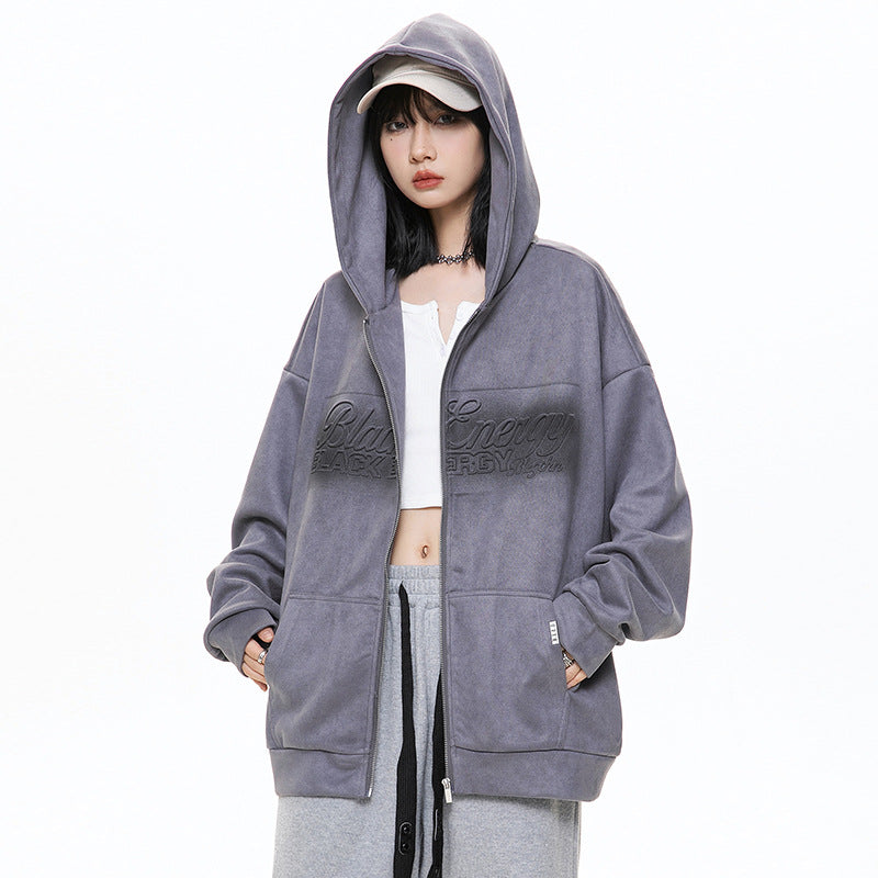 Hearth Suede Hooded Cardigan