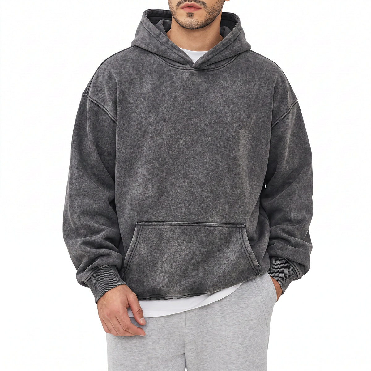 District Men's Fleece-Lined Hoodie