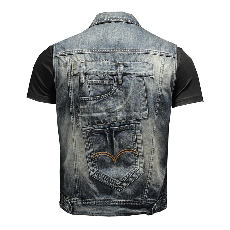 District Men's Denim Vest