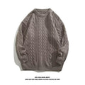 Atlas Men's Cable-Knit Retro Turtleneck Sweater