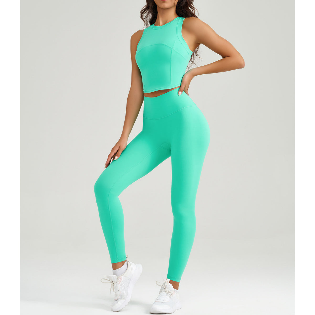 SculptForm High-Waist Two-Piece Set