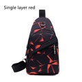 Carry Men's Printed Chest Bag